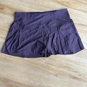 Lululemon purple tennis skirt / skort size 10